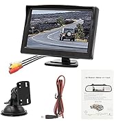 OBEST オンダッシュモニター 液晶モニター 2系統の映像入力 12V車用 バック切替可能 (5インチ) (5インチ)