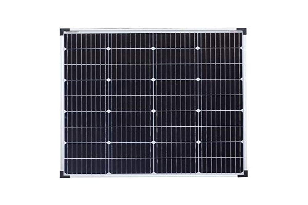 enjoy solar® Panel Solar Monocristalino 100W 12V (XL) - Células PERC 166x166mm con 9 busbars – Ideal para autocaravanas, instalaciones en balcones, casas de jardín y embarcaciones