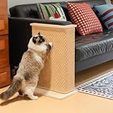 PETKARAY Katzen Kratzbrett Sofa Ecke Groß, 60 cm Sisal Kratzmatte, Erweiterter Kratzschutz für Couch & Möbel, Breiter Kratzschutz für Katzen, Möbelschutz Kratzbrett Indoor