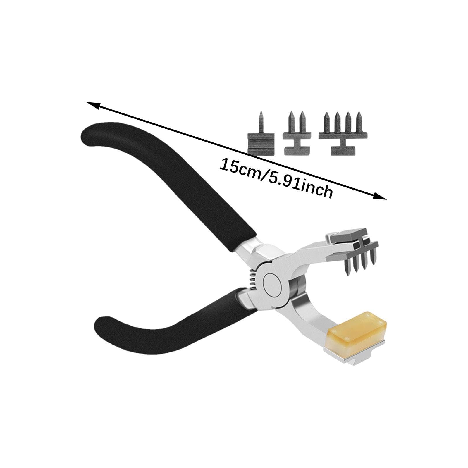 Perforadora de Cinturón Manual con Cabezal Múltiple Extraíble, Mango Ergonómico de PP, Resistente Y Práctica para Perforar Agujeros en, a