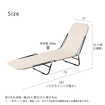 Amazon.co.jp: 永井興産 コット 簡易ベッド リクライニング