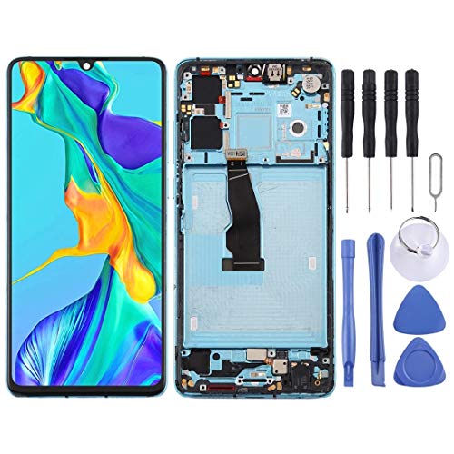 Réparer écran Huawei P30 tactile noir avec le bloc LCD bleu
