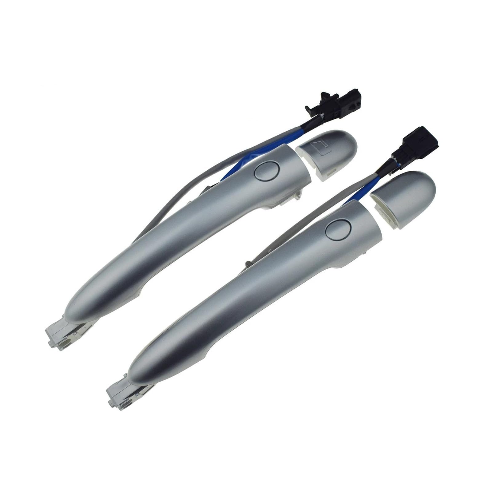 Klauer Front Left Right Door Handle Covers Silver Color Outside Door Handle For Renault For Koleos For Espace Iv 2009-2018 80611-Jz00 80640-Jy01b 80647-Jy01a(Front Left Right)