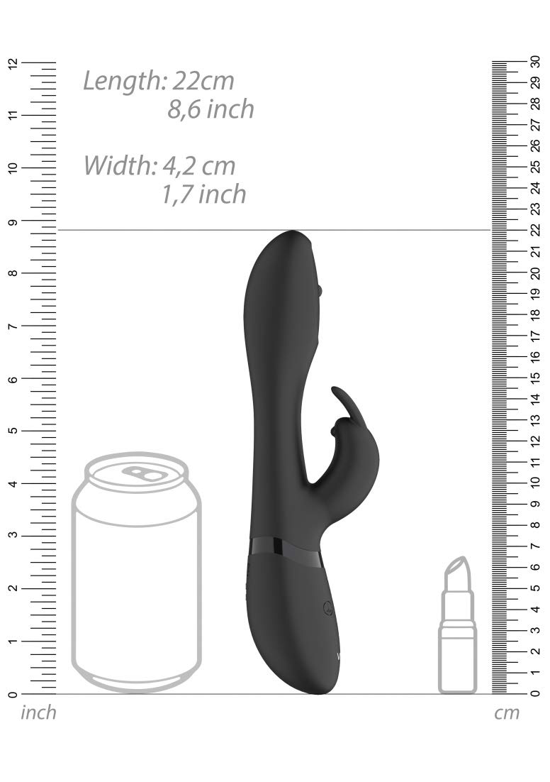 Shots VIVE - Mira Spinning G-spot Rabbit - Black
