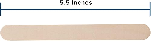 Miniatura 7 de McKesson Depresores de lengua [1000 unidades] Tamaño junior, estériles, envueltos individualmente, madera, sin sabor, sin astillas, 5.5 pulgadas,