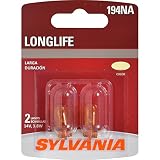 SYLVANIA - 194NA Long Life Miniature - Amber Bulb, Ideal for Parking, Side Marker and More (Contains