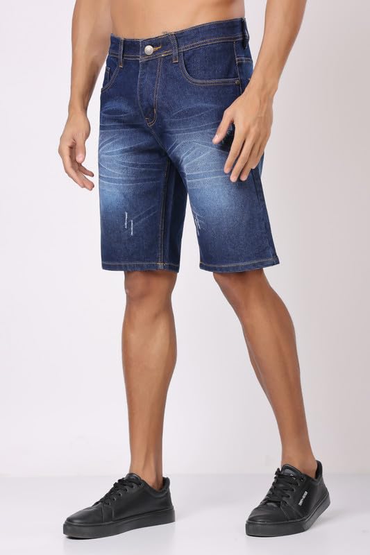 Image of London Hills Denim Shorts for Men || Jeans Shorts for Men || Half Shorts for Men || Denim Half Pant for Men