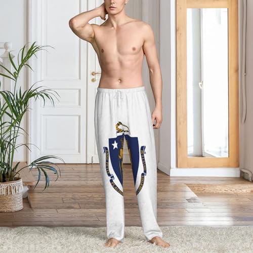 Pantalon de pyjama homme flanelle polaire : fini le froid avec le style Massachusetts - 6