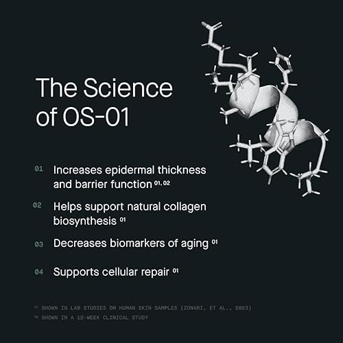 Miniatura 5 de OneSkin FACE OS-01 - Cartucho de recarga de péptidos Suplemento tópico y humectante de reversión de la edad de la longevidad de la piel, 50 mL  1.7