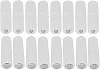 Vista 10 de Convertidor de adaptador de batería para pilas AAA a AA, carcasa transparente con contactos metálicos en la parte inferior