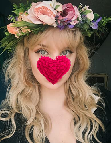 Image of Vivivalue Handmade Adjustable Flower Wreath Headband Halo Floral Crown Garland Headpiece Wedding Festival Party