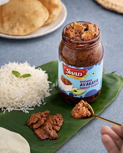 Image of SWAD Andhra Avakaya Mango Pickle - 400gm (Pack of 1)