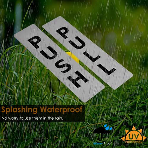 Image of Push Pull Metal Sign Stickers - Self Adhesive Stainless Steel Finish - For Glass, Wooden Doors, Office, Hospital, Mall Gate - Sticker Combo (Silver