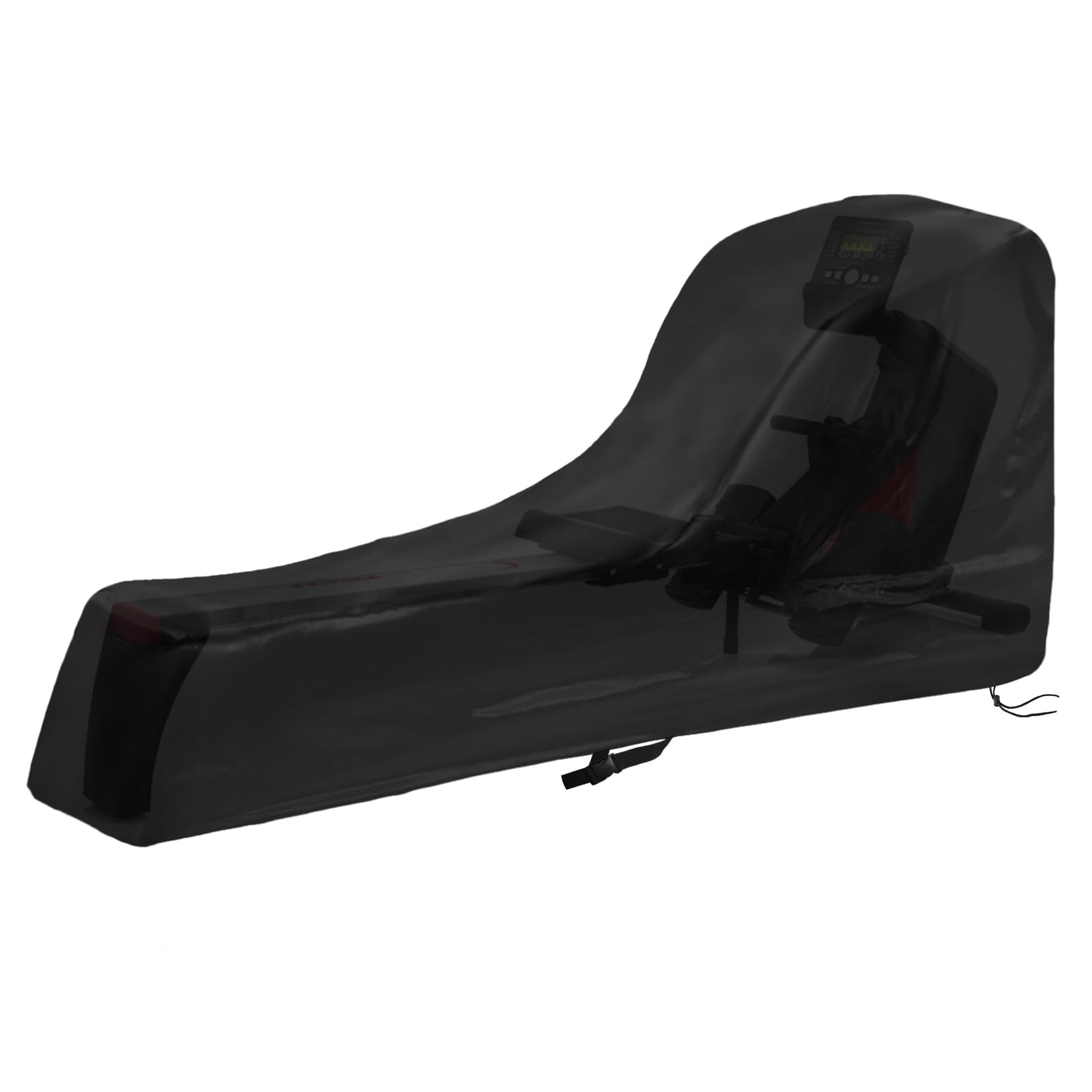 Copertura per vogatore Concept 2, impermeabile, antipolvere, per il fitness, adatta per vogatori Concept 2, 241,3 x 61 x 101,6 cm, colore: nero