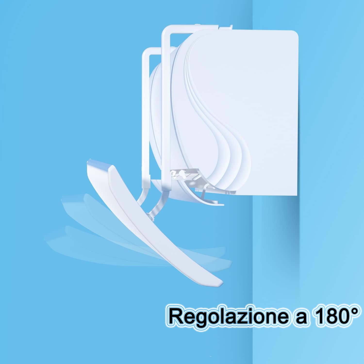 Deflettore per Condizionatore Universale, Portatile Regolabile Deflettore Aria Condizionata per Condizionatori da Parete per casa/Ufficio, Anziani, Neonati, Donne in Gravidanza