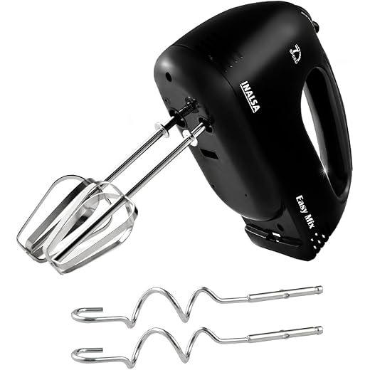 Inalsa Hand Blender| Hand Mixer|Beater - Easy Mix, Powerful 250 Watt Motor | Variable 7 Speed Control | 1 Year Warranty