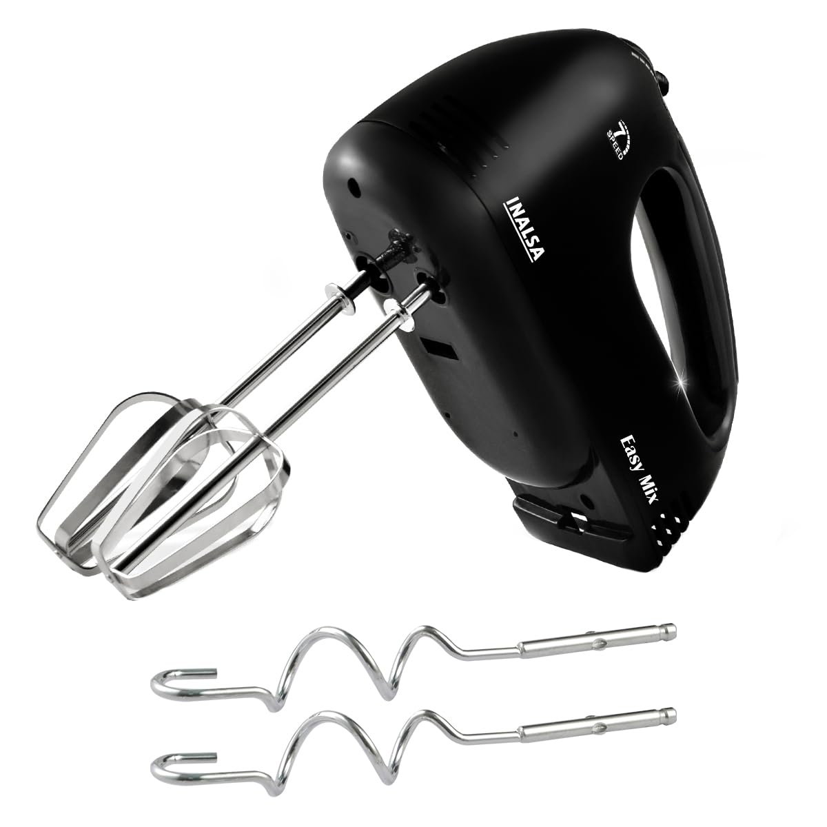 Inalsa Hand Blender| Hand Mixer|Beater - Easy Mix, Powerful 250 Watt Motor | Variable 7 Speed Control | 1 Year Warranty | (White/Red)-image-25