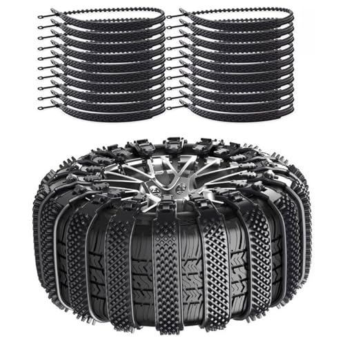 Chaînes à neige pour VW Beetle Coupe 2011-2021 | Pneus réutilisables d'urgence - 2