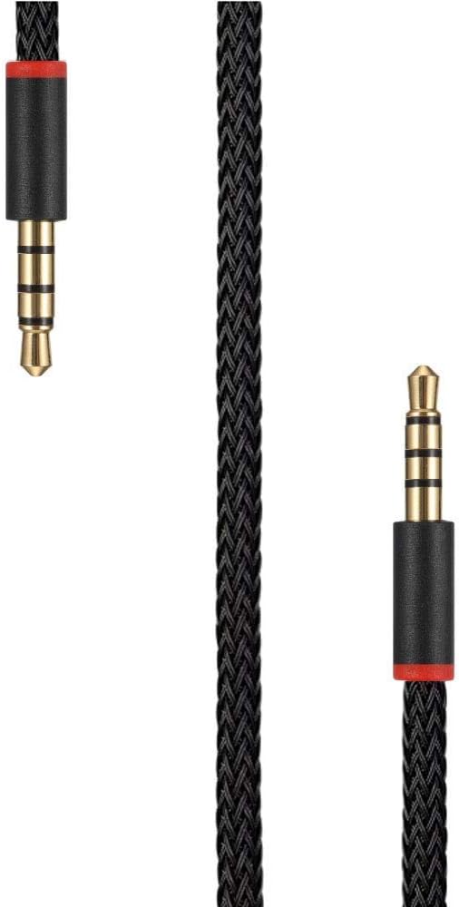 3.5mm Audio Cable for Gaming Headset 4 Pole Stereo Audio Cable Compatible with Turtle Beach Stealth 600 700 400 420X 450 500P,Ear Force PX4 PX22,Elite 800 800x,Elite Pro 2
