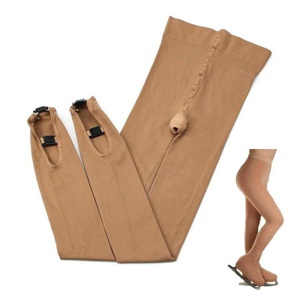 Collants De Patinage pour Femmes sur Bottes Collants De Patinage Artistique Pantalon De Gymnastique Pantalons De Gymnastique Couvre-Bottes Collants De Skate Pantalon Vêtements De Sport