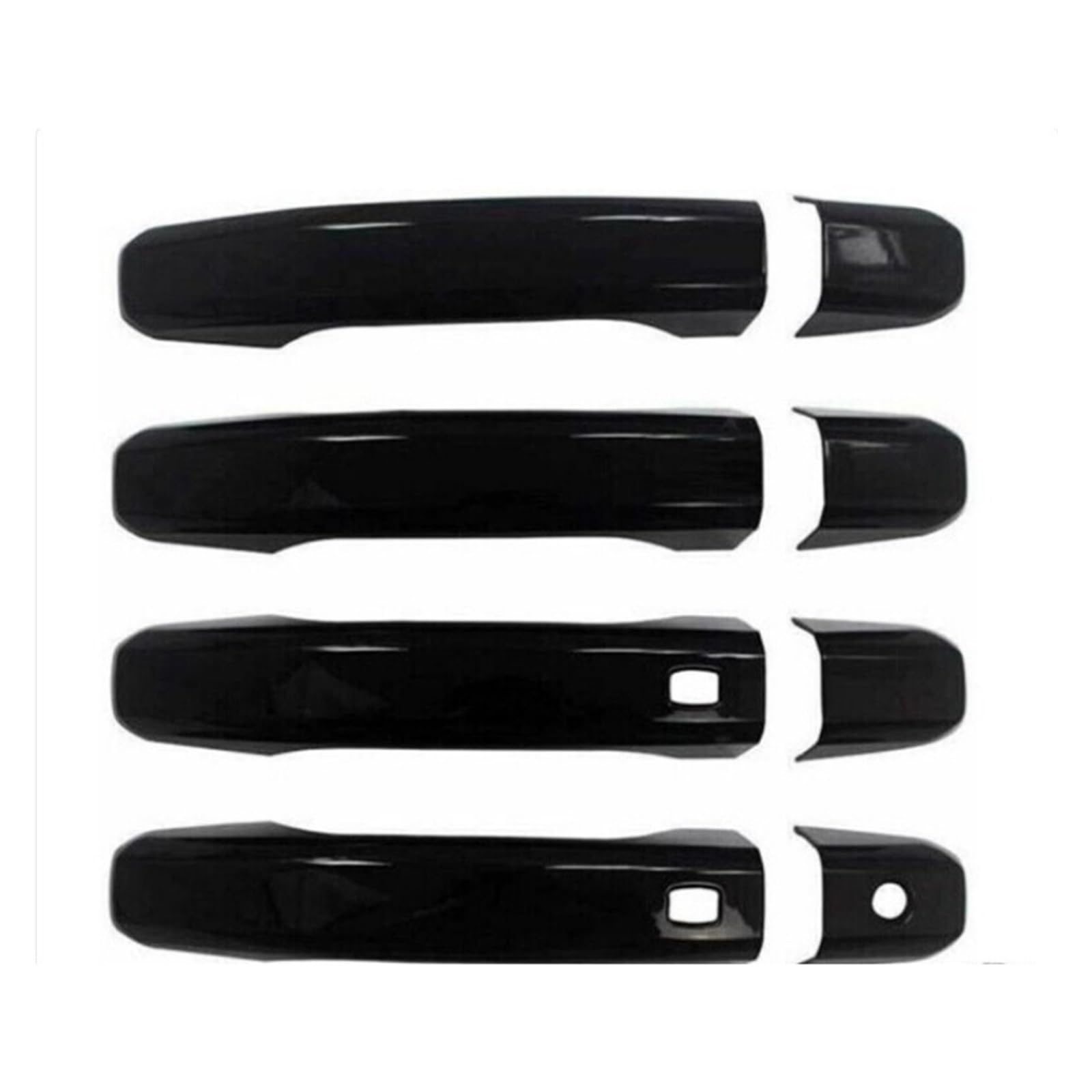 LSDSAAZA Sliding Exterior Handle for Chevy for Silverado 1500 2500 3500 for 2014-2019 Car Sliding Exterior Handle Door Covers(Black)