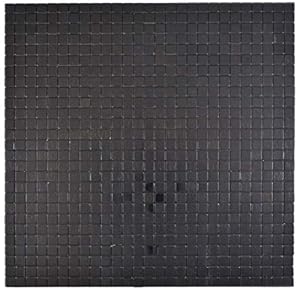 Mosani Metallfliesen MOS200-L1B schwarz matt