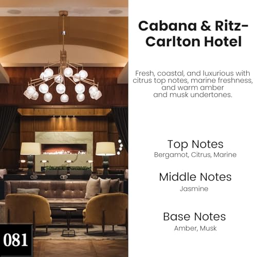 HoogaLife Car Air Freshener - NO.1012 Fragrance Oil Inspired by Cabana & Ritz-Carlton