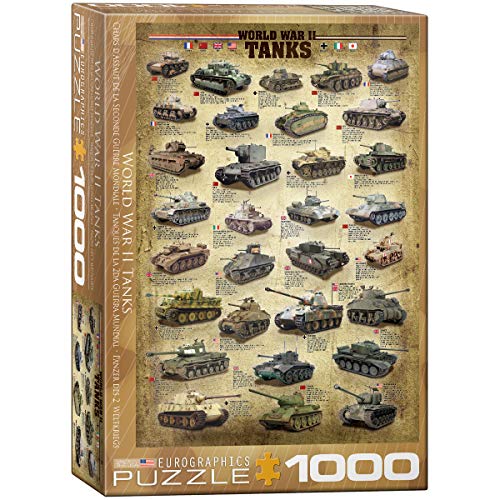 Preisvergleich Produktbild EuroGraphics 6000-0388 Panzer des 2. Weltkriegs Puzzle, Mehrfarbig