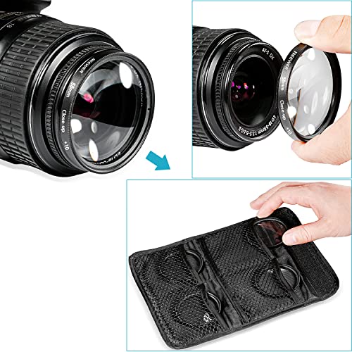 Neewer® 58MM Completo Filtro Accessorio Kit per