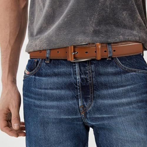 Men's Leather Dress Belt, 2 Pack Belt, Handmade, 100% Cowhide, Fashionable and Classic Design, Suitable for Work,4