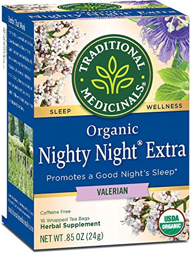 Traditional Medicinals Té de valeriana orgánico Nighty Night 16 bolsas