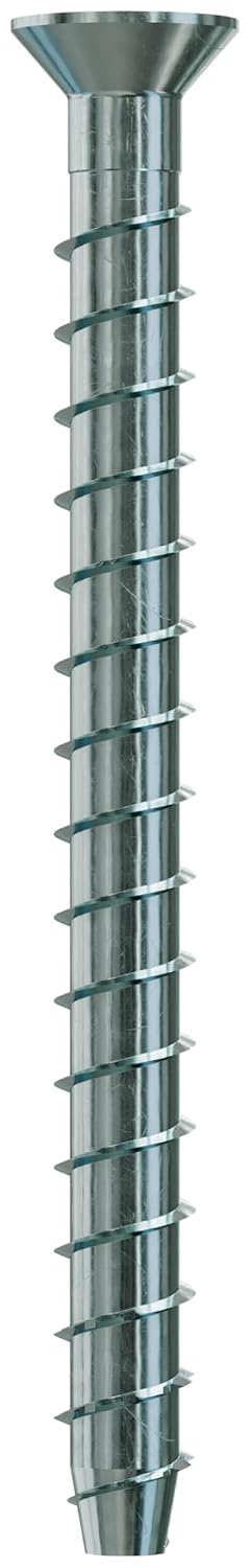 Simpson Strong-Tie THD37500CS Titen HD 3/8 in. x 5 in. Zinc-Plated Countersunk Head Heavy-Duty Screw Anchor (50-Qty) (Pack of 2)