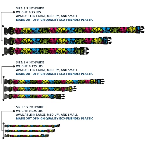 Collar de Mickey Mouse antitirones con clip de plástico cómodo para perros 4