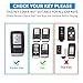 QBUC Key Fob Cover for Acura MDX 2014-2020, for Acura RDX 2015-2021, Soft Key Shells Case with Keychain for ILX RLX TLX 2015-2022 Car Accessories(4 Button,Silvery-White)