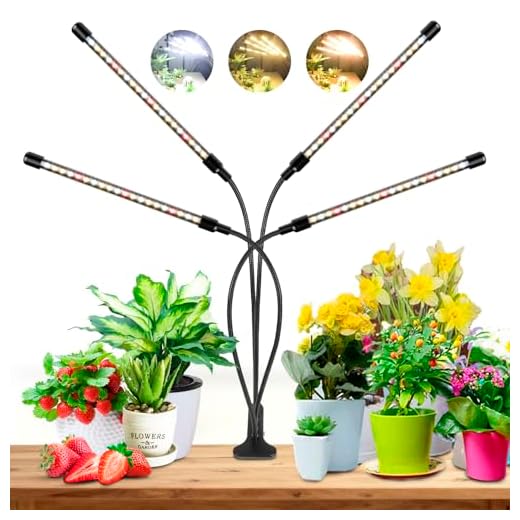 WOLEZEK Pflanzenlampe LED Vollspektrum, 80 LEDs Pflanzenlicht für Zimmerpflanzen, Rot Weiß Wachstumslampe für Pflanzen mit 4/8/12H Zeitschaltuhr, 10 Stufen Helligkeit & 3 Lichter Modi Grow Light