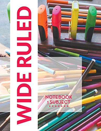 Wide Ruled Notebook - 1 Subject 1681457555 Book Cover