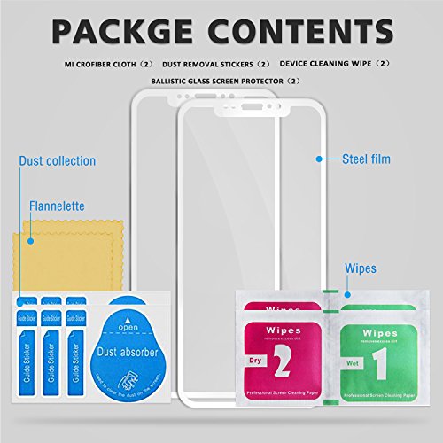 Dahuang Vetro Temperato iPhone X, [2 Pack]