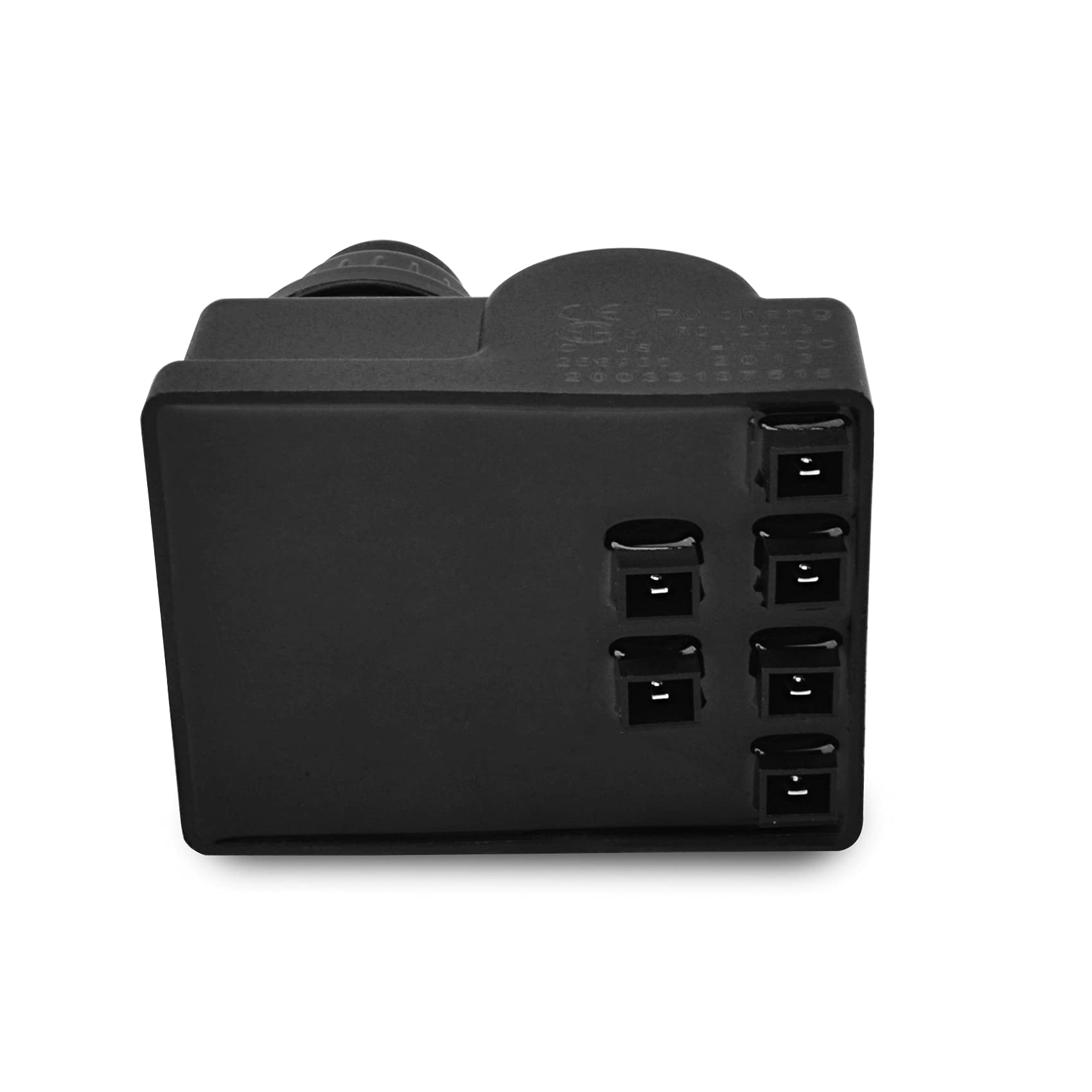 Only fire Accenditore per barbecue, generatore di scintille, pulsante di accensione "AA", alimentato a batteria (F. 6 bruciatori, nero)