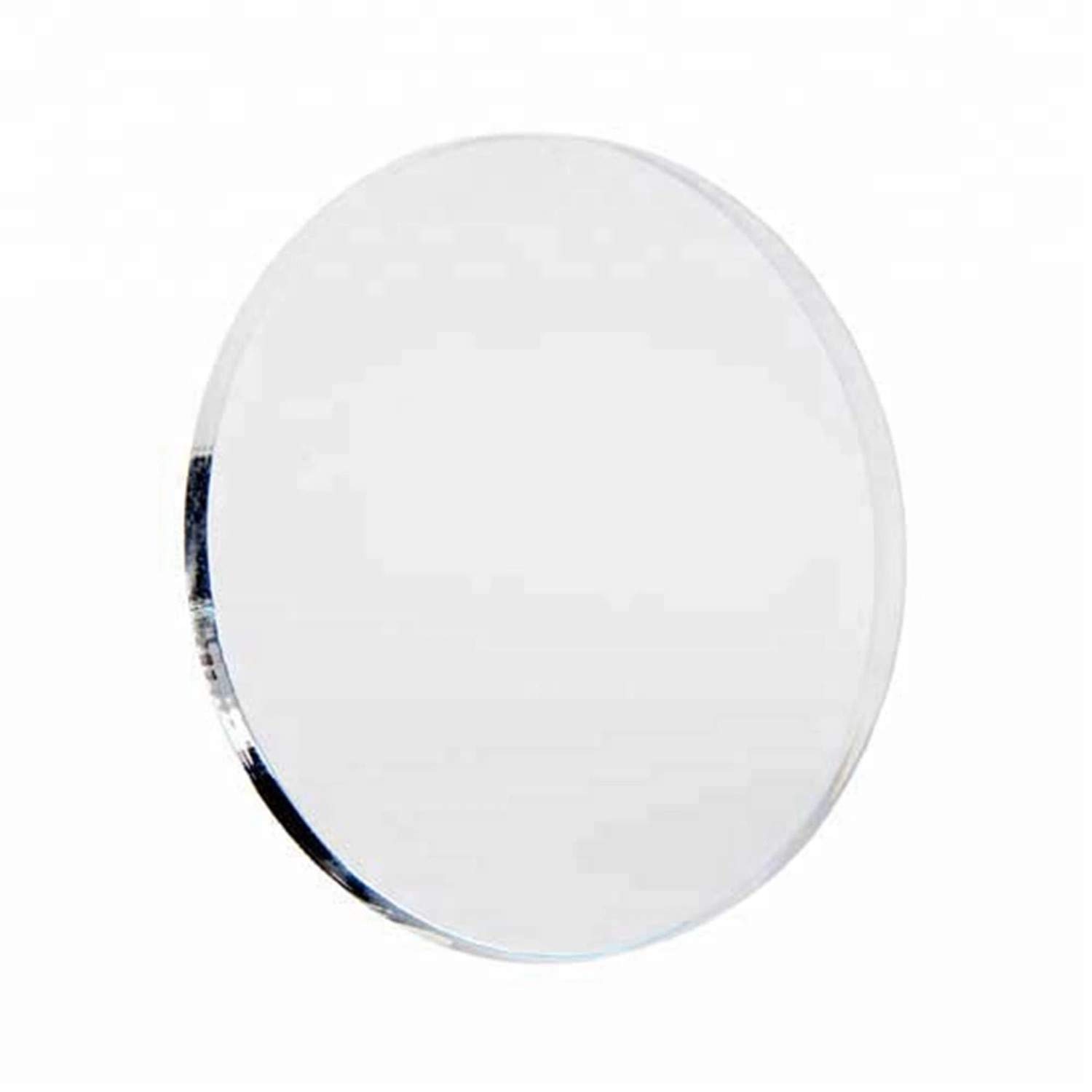 Set of 2PCS Clear Acrylic Round Disc 1/8