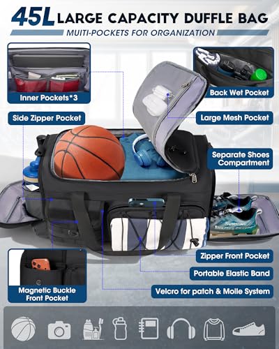 SDYSM 45L 3-in-1 Gym Bag