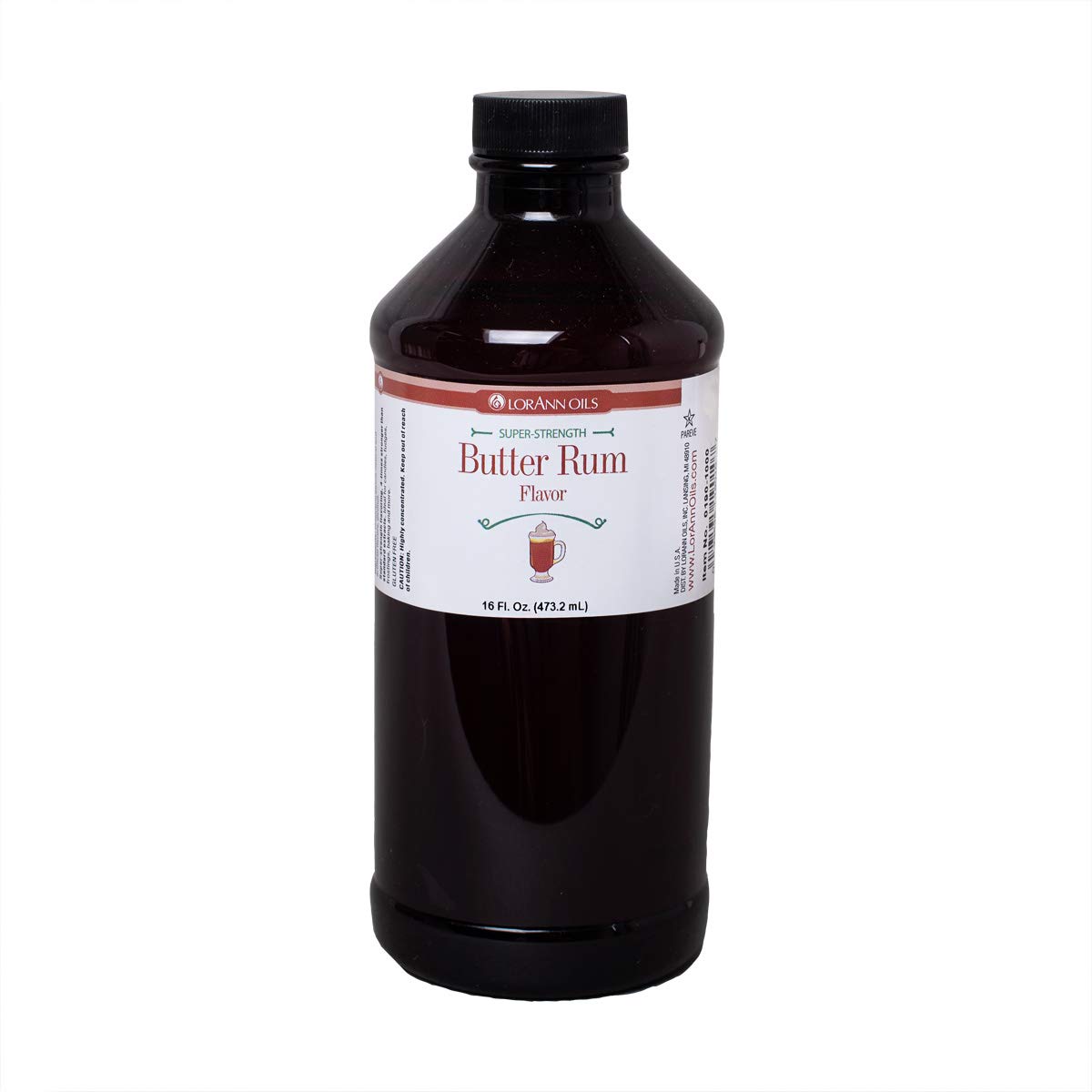 LorAnn Butter Rum SS Flavor, 16 ounce bottle