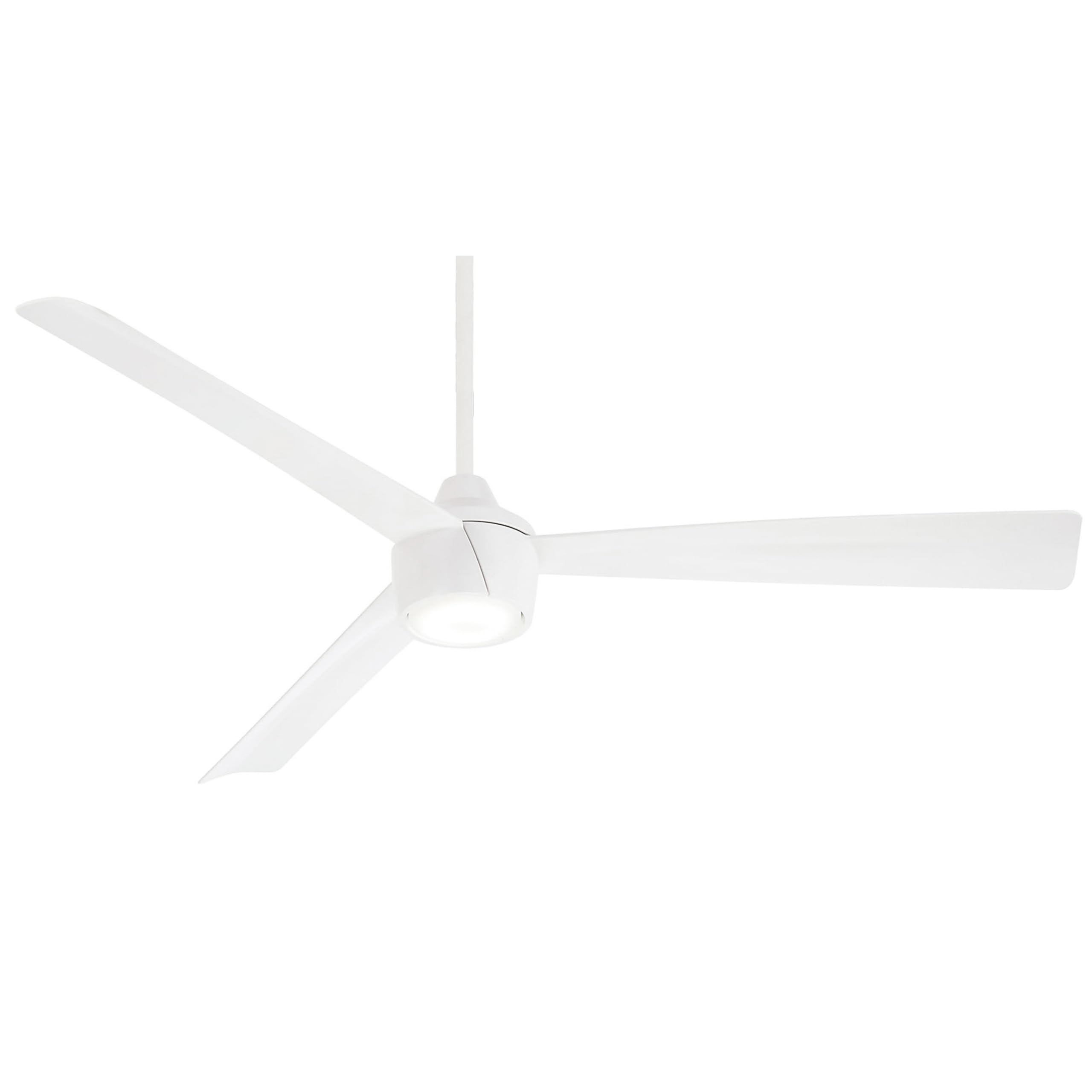 Minka-Aire F626L-WHF Skinnie 56" Ceiling Fan with Integrated LED Light in Flat White Finish