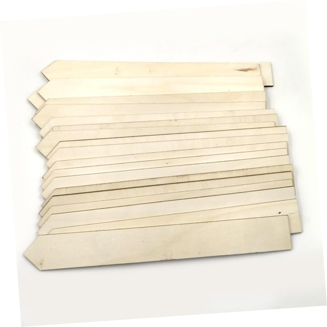 UKCOCO 100pièce Étiquettes De Jardin Bois Longues Piquets Durables Pour Plantes Conteneurs Et Plein Champ Marqueurs Rustiques Pour Potager Et Semis