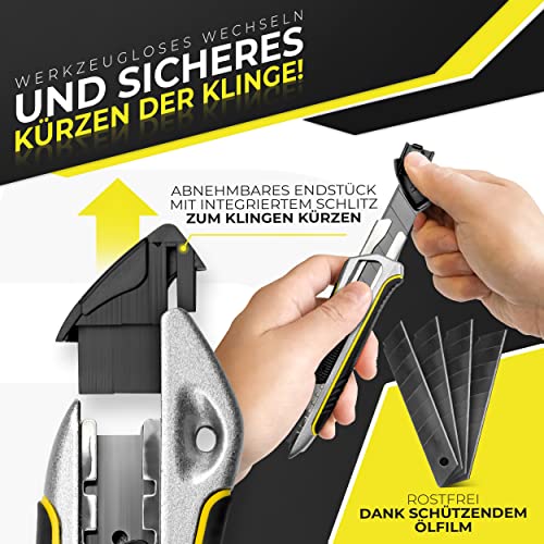 Cuttermesser Precise Lines, 3er Set, Profi 18mm