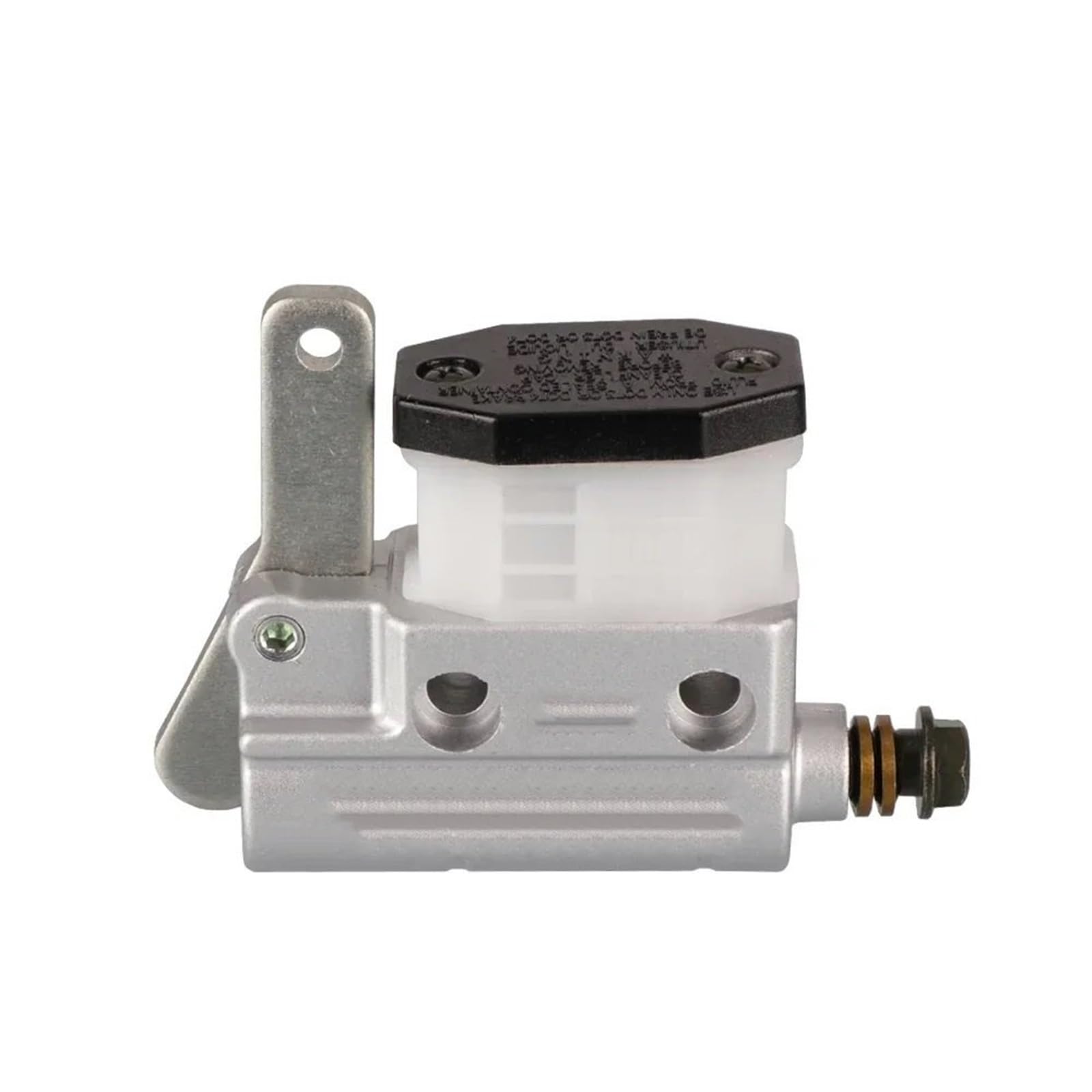 KVSWBRE Motorcycle Rear Brake Pump 12.8 Hydraulic Rear Foot Brake Master Cylinder Pump .8mm Piston Fit for Go Kart Drift Racing Quad 4-Wheel Motorcycle