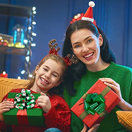Yujun YUJUN-US-XM075M1P1 16Pcs Christmas Wrap Gifts Pull Bows,Large Ribbon Bows Wrapping Accessory thumb #6