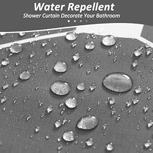   Grey-Shower-Curtain-78-Length-Gray-and-White-Ombre-Textured-Fabric-Shower-Curtains-for-Bathroom-Hotel-Spa-Luxury-Shower-Curtain-Set-with-12-Hooks-Machine-Washable-Water-Repellent-72-x-78