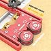 TOOLCOOL One Way Bearing Roller Featherboards Feather Boards for Table Saw Router Tables Band Saws Jig Guide Table Saw Accessories