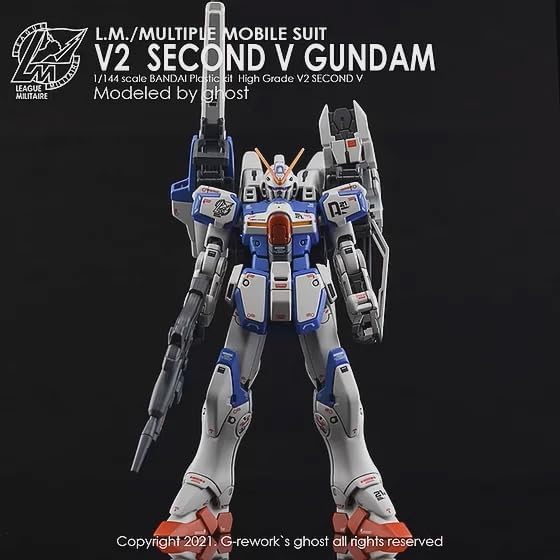 Amazon | ［HGUC 1：144］セカンドVガンダム 水転写式デカール - （1