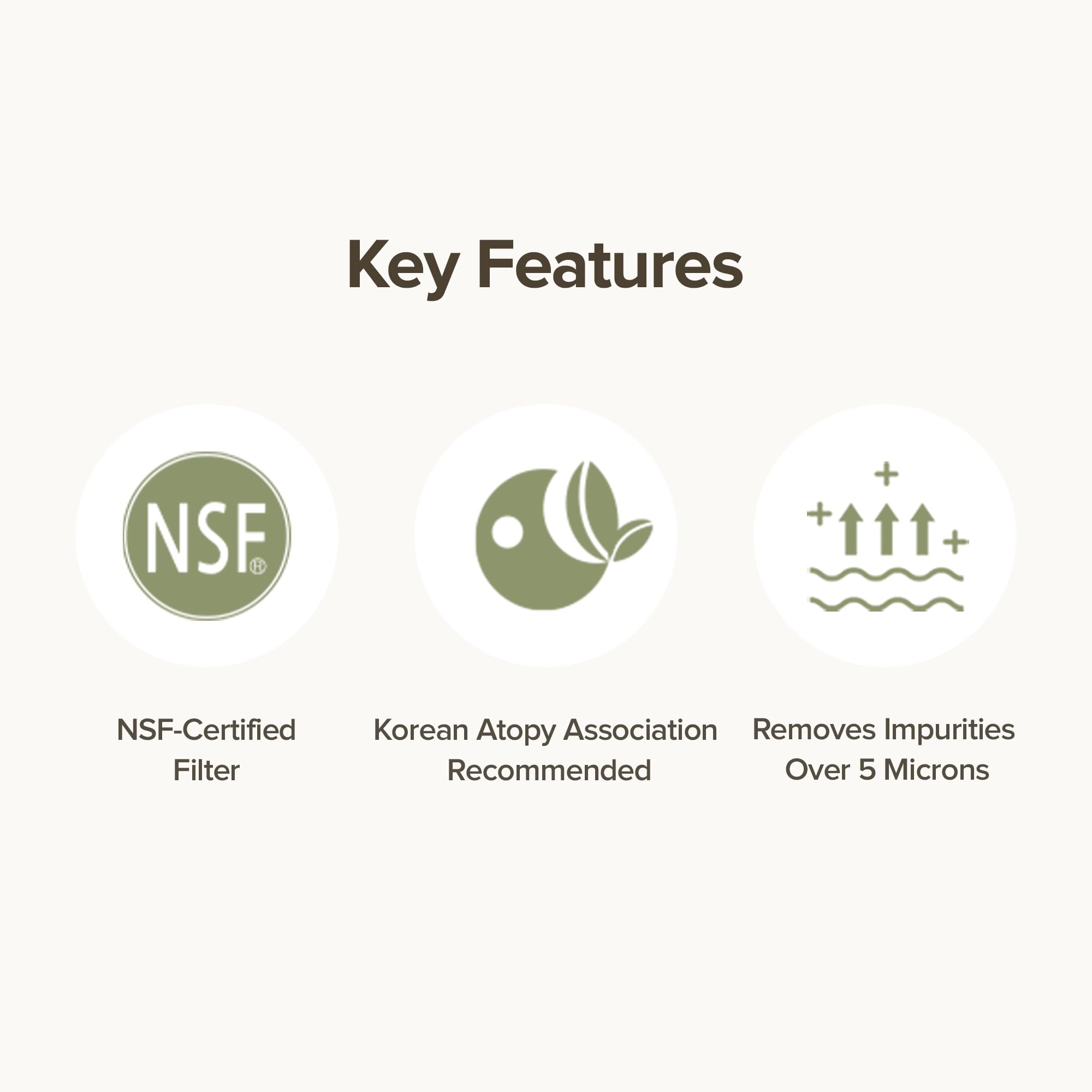 [4-Pack] Sediment Filter for Shower Head, NSF Certified, Good for Dry Skin and Hair